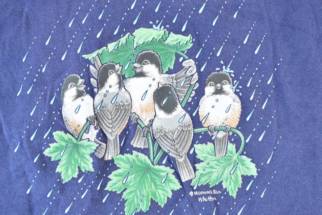 Vintage 1990s Morning Sun Bird Gang Outdoors T-Shirt