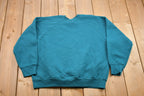 Vintage 1990s Ladies Fruit Of The Loom Crewneck Sweatshirt / 90s Crewneck / Souvenir / Athleisure / Streetwear / Travel And Tourism