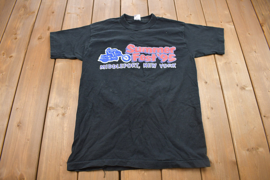 Vintage 1990s Summerfest Middleport Souvenir T Shirt
