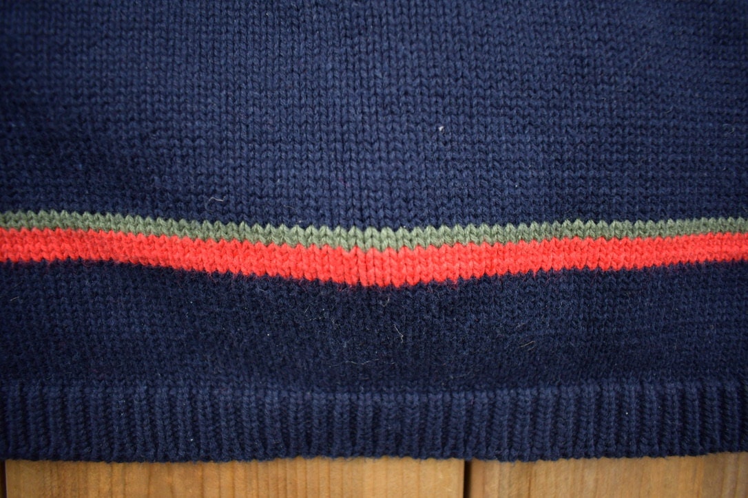 Vintage 1990s Jones New York Flower Knitted Cardigan