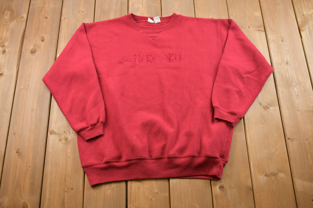 Vintage 1990s Cherokee Embroidered Crewneck Sweatshirt