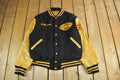 Vintage 1977 C.B. West Football Leather Varsity Jacket Men's Medium