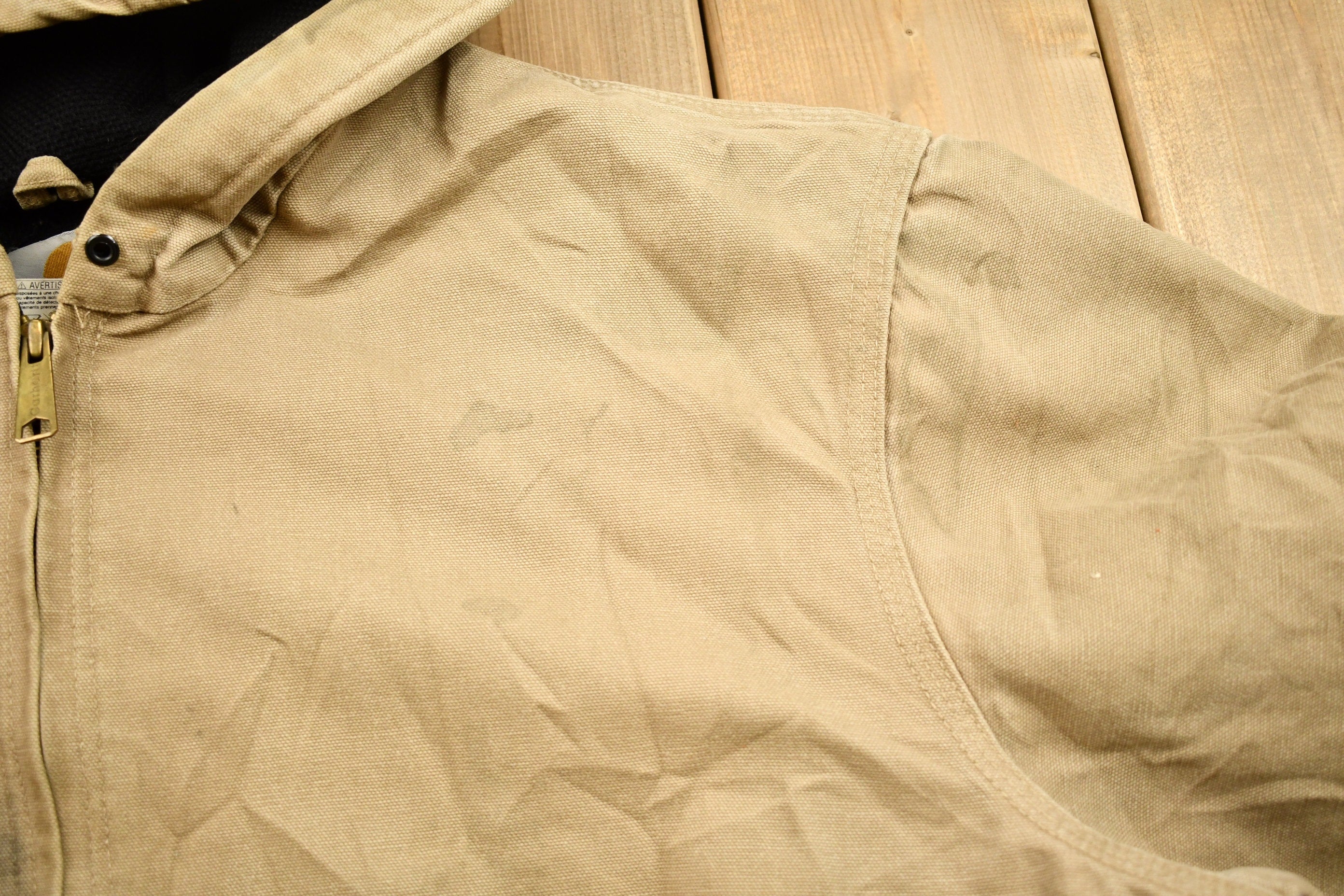 Vintage 1990s Carhartt Hooded Work Jacket