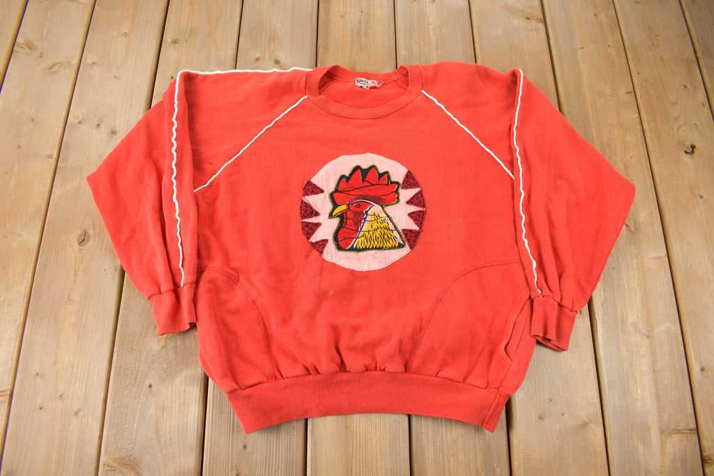 Vintage 1970s Rooster Crewneck Sweatshirt