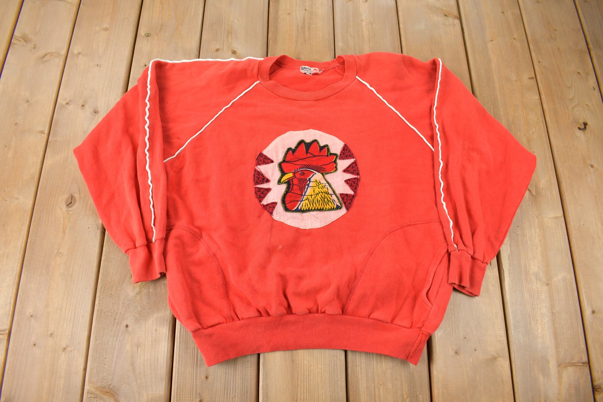 Vintage 1970s Rooster Crewneck Sweatshirt
