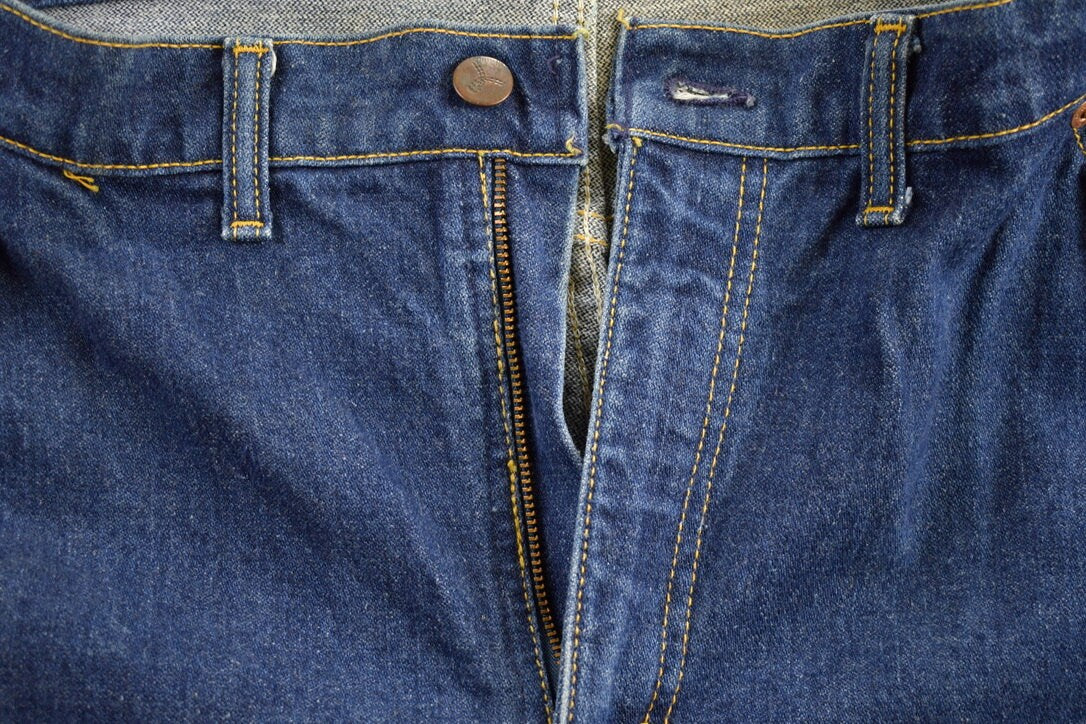 Vintage 1970s GWG Western Style Boot Jeans Size 34 x 38.5