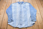 Vintage 1990s Arizona Jean Company Denim Button Up Shirt
