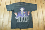 Vintage 1989 Jack Nicholson Joker DC Comics Batman Promo T-Shirt