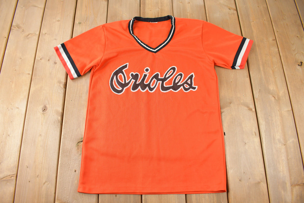 Vintage 1980s Baltimore Orioles MLB Baseball Jersey Style T-Shirt Made In USA