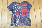 Vintage 1990s Christopher And Banks New York AOP Single Stitch T-Shirt