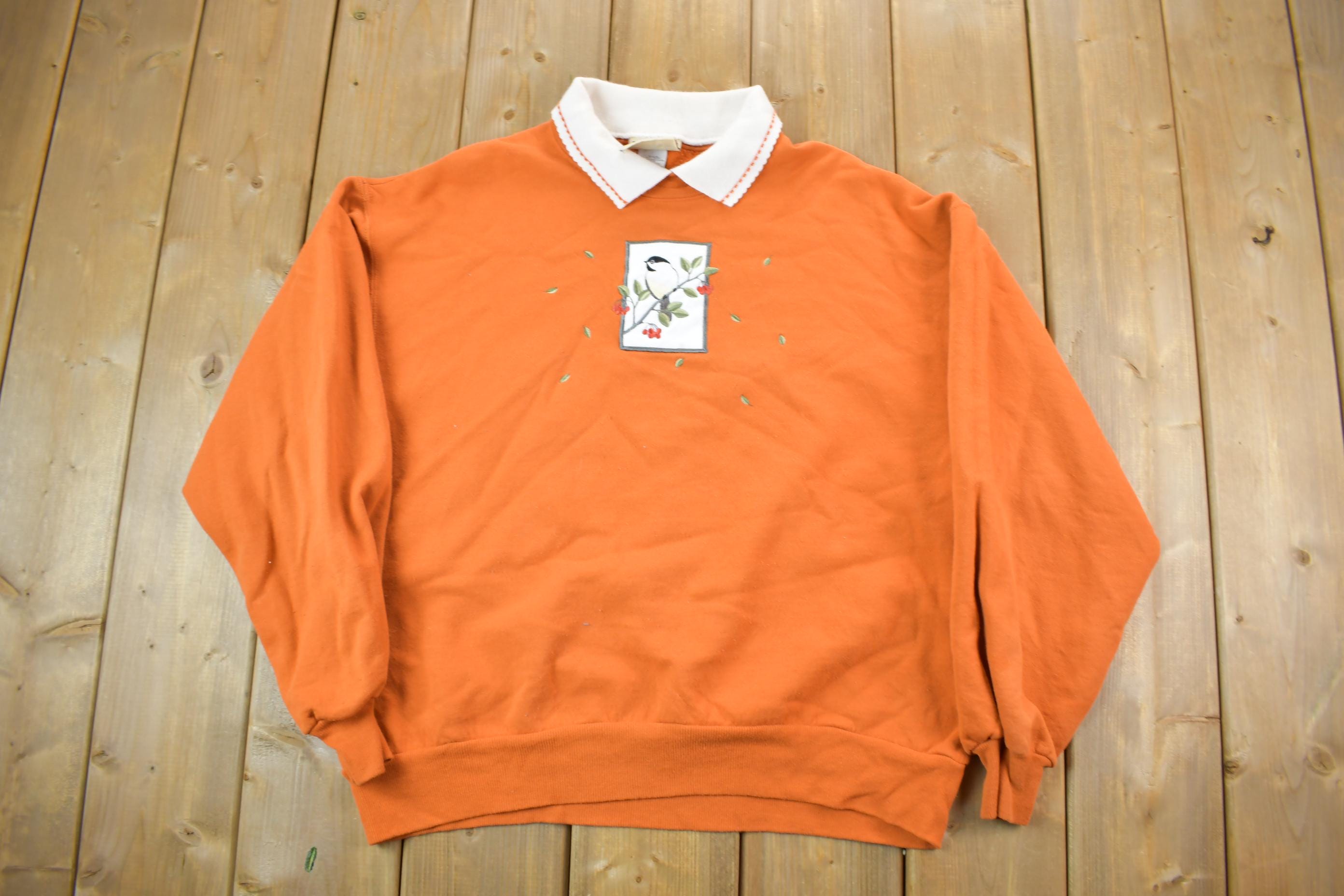 Vintage 1990s Cute Bird Crewneck Sweater