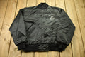 Vintage 1990s Toys For Tots Birdie Satin Bomber Jacket  Athleisure  Streetwear  Athletic Sportswear  Made In USA  90s Bomber