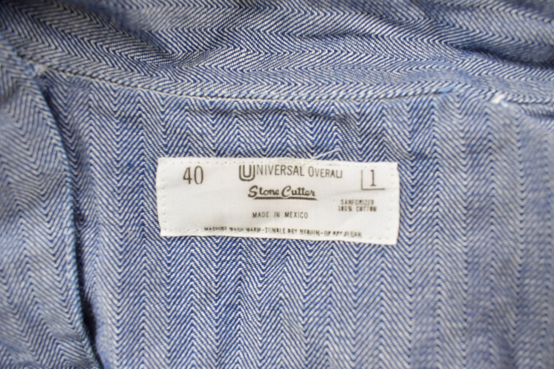 Vintage 1990s Stonecutter Universal Overall Jumpsuit Size 40