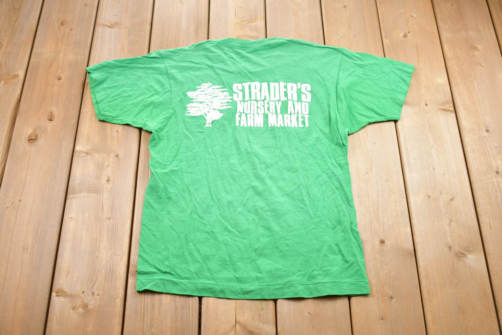 Vintage 1990s Straders Nursery & Farm Market Graphic T-Shirt