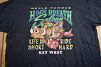 Vintage 2000s Hogs Breath Saloon Key West Florida Souvenir Travel T Shirt