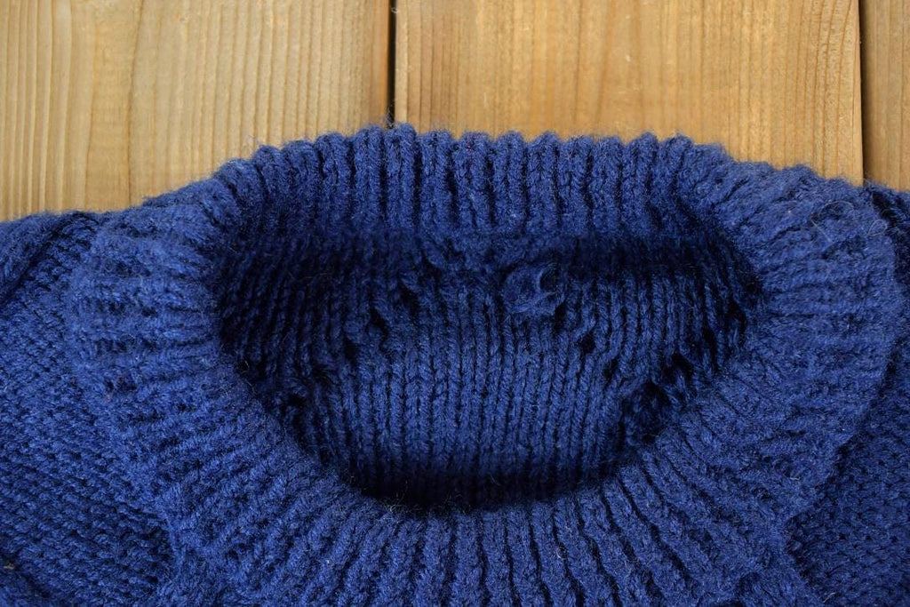 Vintage 1990s Cable Knit Crewneck Sweater