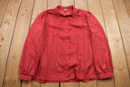 Vintage 1980s MS Russ Button Up Shirt