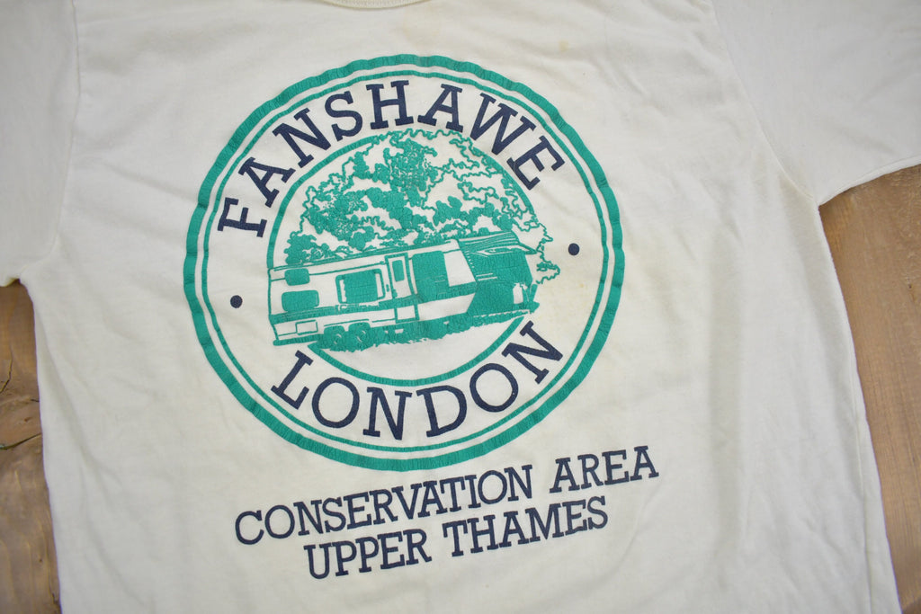 Vintage 1990s Fanshawe London Collegiate T-Shirt