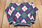 Vintage 1990s Youth Genuine Kids All Over Print Knitted Crewneck Sweater