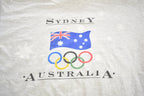 Vintage 2000s Sydney Australia Olympics Souvenir Travel T Shirt Made In Australia
