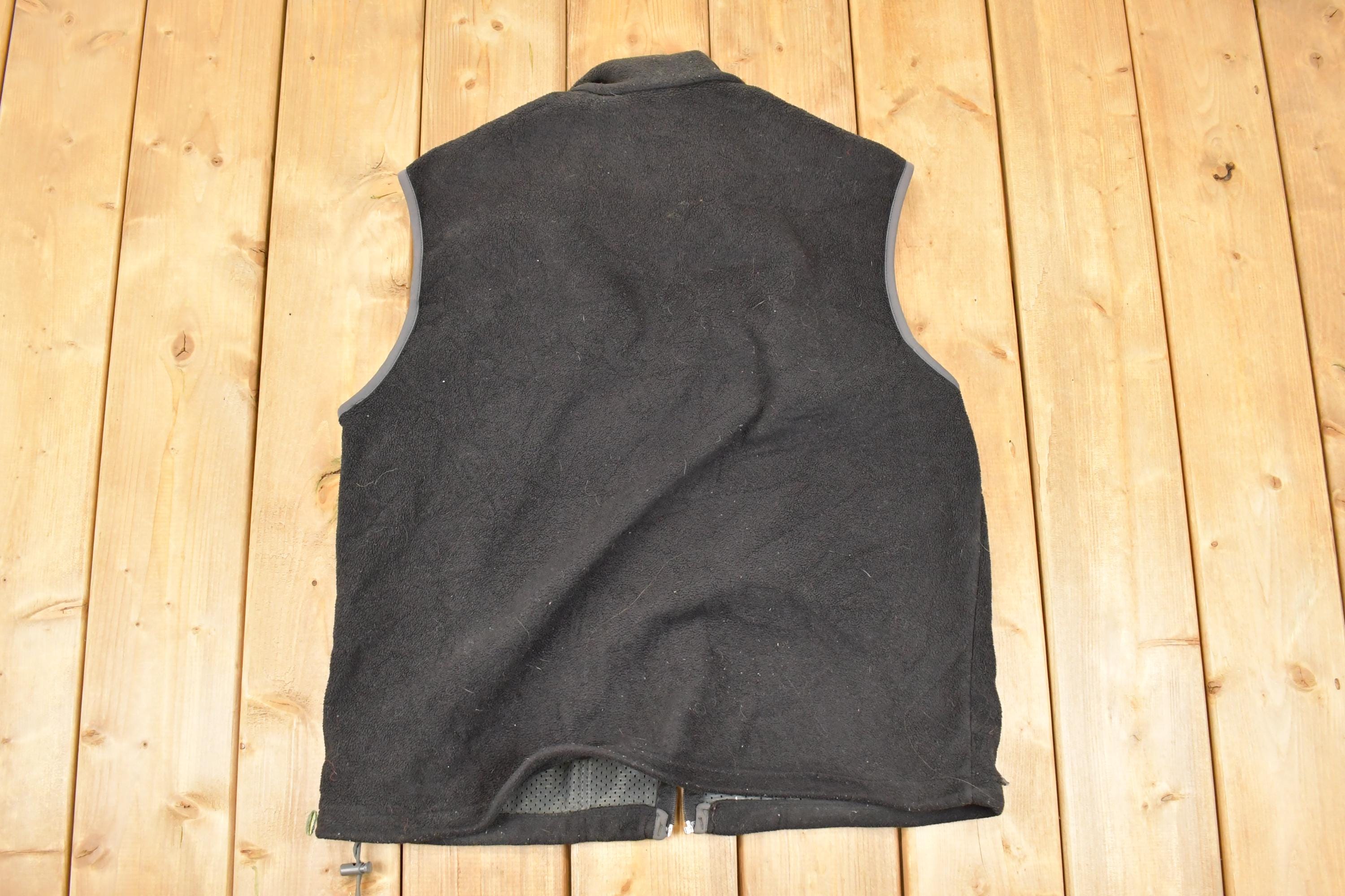 Vintage 1990s St John's Bay Fleece Outdoorsman Sweater Vest Men's L