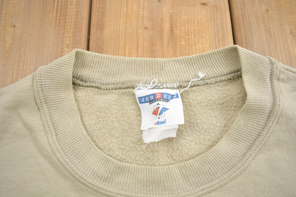 Vintage 1990s Harvest Gods Love To Share With Others Cute Crewneck Sweater