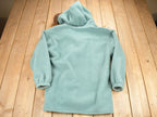 Vintage 1990s Tsunami Sport Fleece Parka Jacket  Quarter Button  Vintage Parka  Winter  Streetwear  Made In Canada  Fur Hood