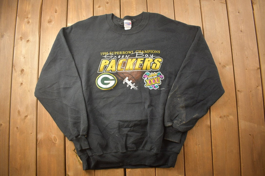 Vintage 1996 Green Bay Packers Superbowl Champs NFL Crewneck Sweatshirt