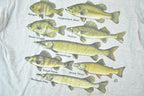 Vintage 1990s Canadian Fish Outdoorsman T-Shirt Mens M