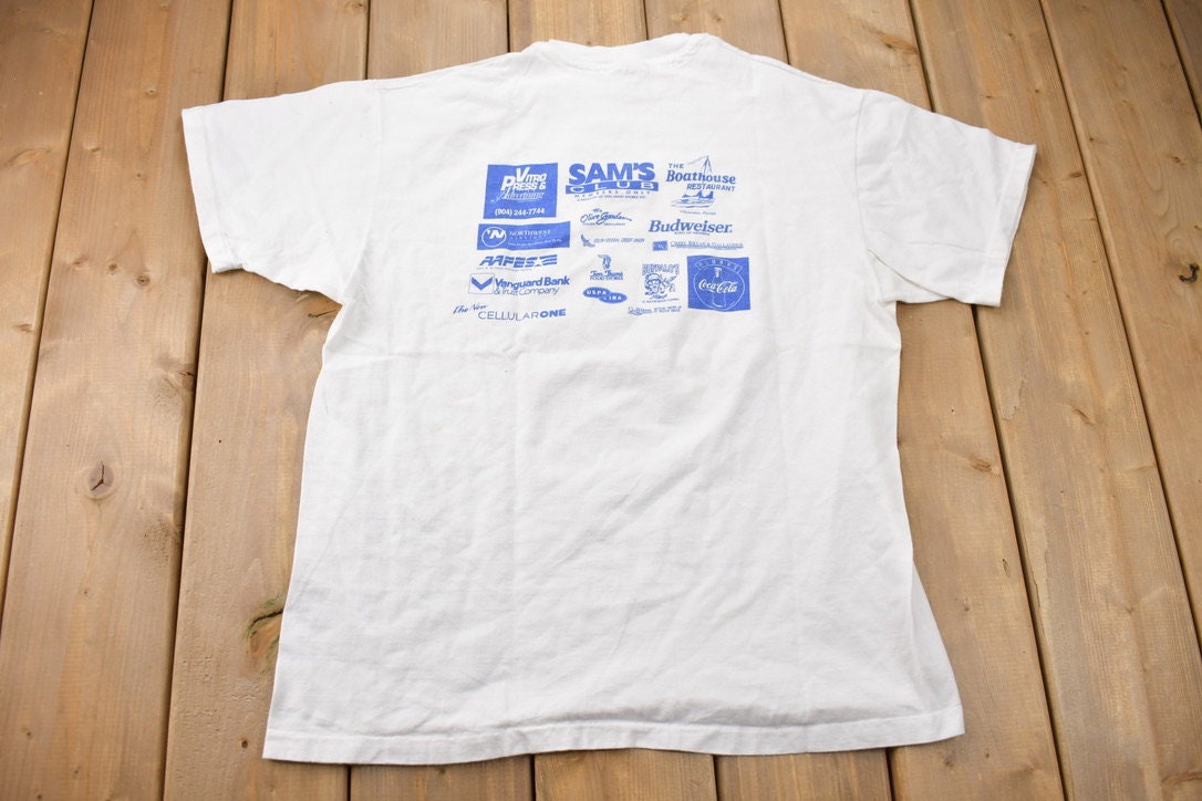 Vintage 1995 Memorial Day Gate to Gate Jet Graphic T-Shirt