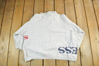 Vintage 1990s Guess Jeans Quarter Zip Sweatshirt Adult Small