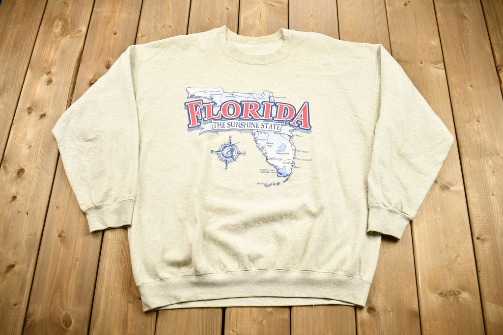 Vintage 1990s Florida The Sunshine State Crewneck