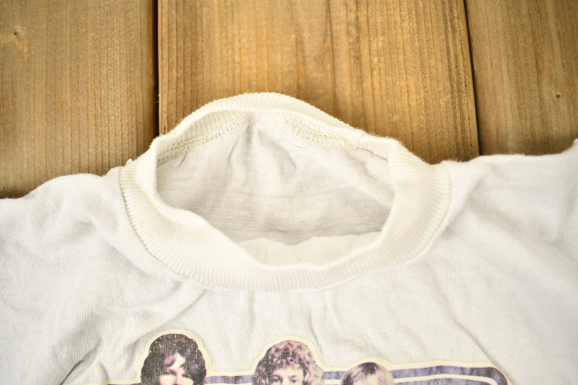 Vintage 1980s YKES Graphic Band T-shirt / Band Tee / Single Stitch / Ringer Tee / Music Promo / Premium Vintage