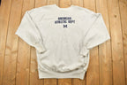 Vintage 1990s Michigan Athletic Dept Reverse Weave Crewneck Sweater