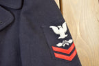 Vintage 1950s USN Naval Wool Double Breasted Jacket