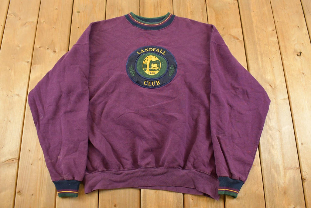 Vintage 1990s Landfall Country Club Golf Crewneck Sweatshirt Mens XL