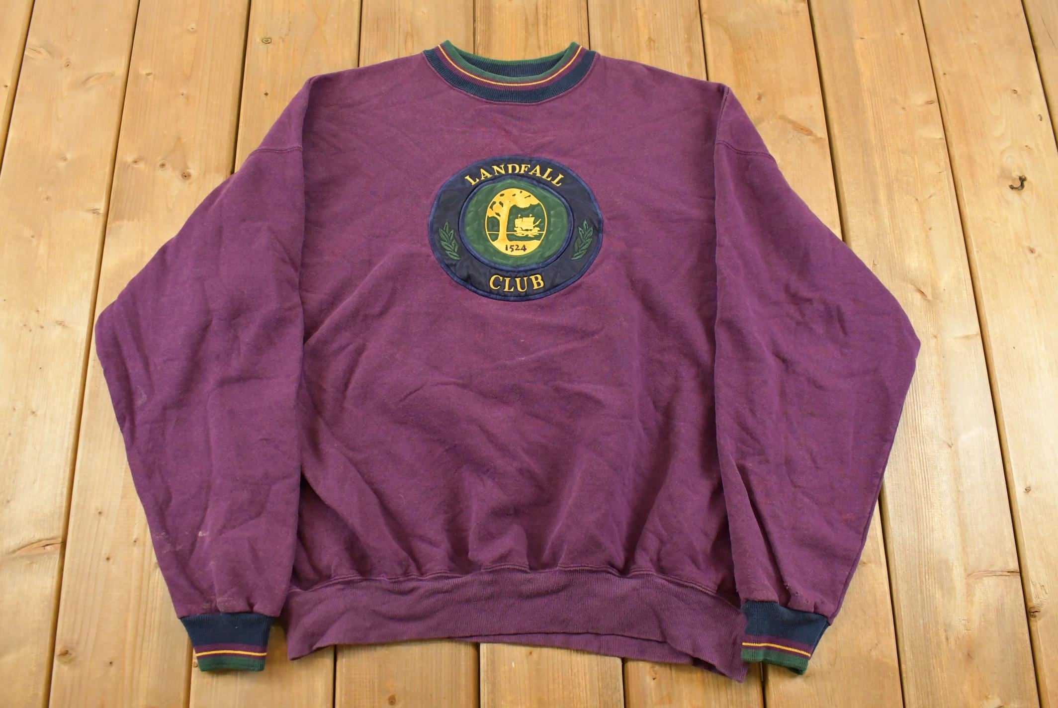 Vintage 1990s Landfall Country Club Golf Crewneck Sweatshirt Mens XL
