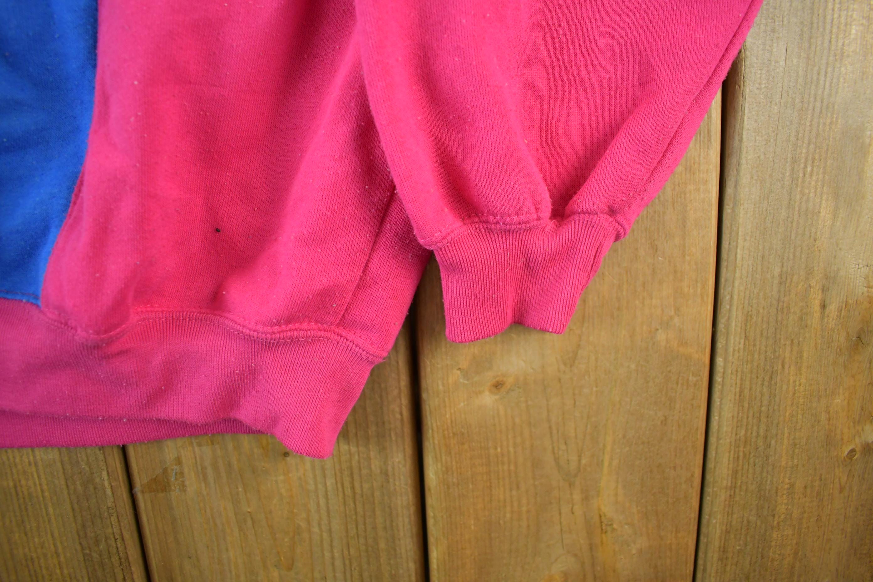 Vintage 1990s Northern Spirit Christmas Quarter Zip Sweatshirt Women's Medium