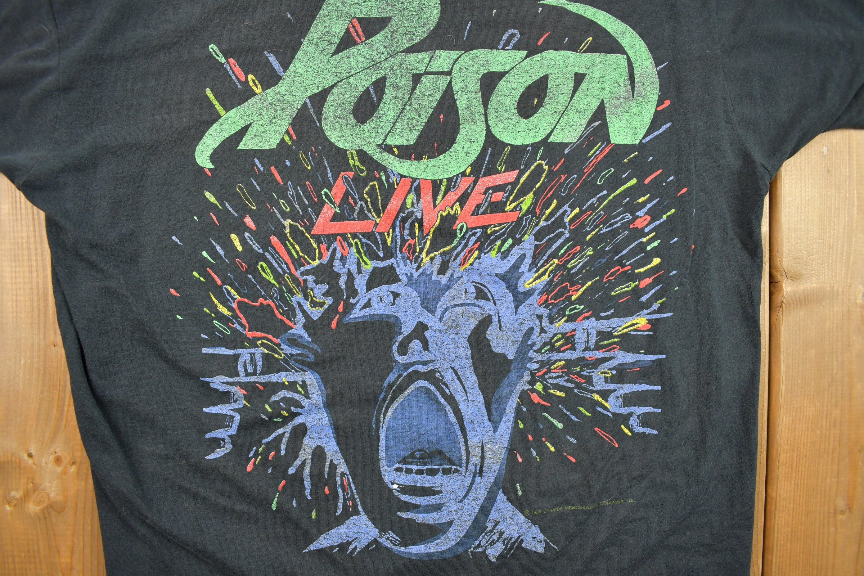 Vintage 1988 Poison Live Tour Band T-shirt