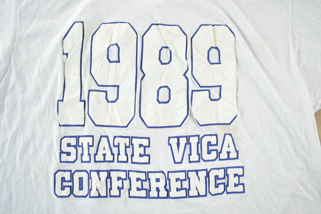 Vintage 1989 State Vica Conference University Collegiate T-Shirt