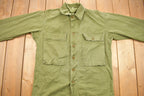 Vintage WW2 1940s Herringbone Military Jacket Army