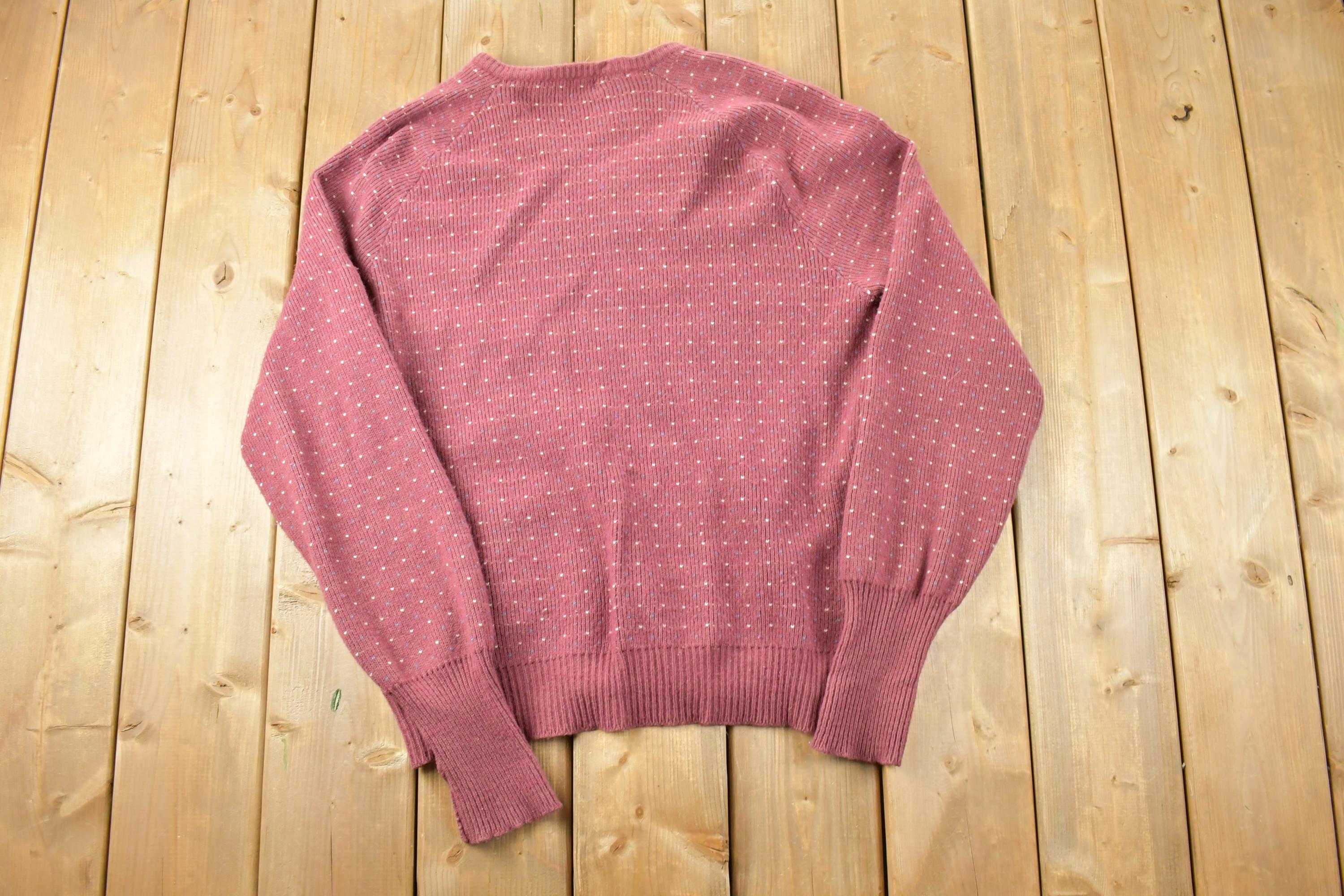 Vintage 1990s Ingo Knit V Neck Sweater