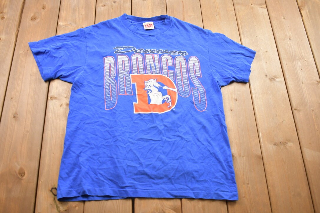 Vintage 1990s Team Rated Denver Broncos MLB Graphic T-Shirt