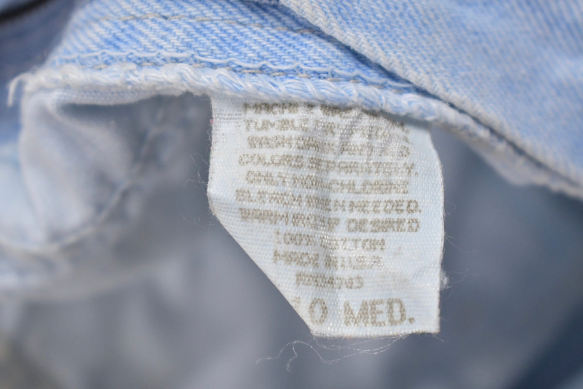 Vintage 1980s Lee Distressed Cut Off Denim Shorts 27 x 1