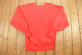 Vintage 1990s Blank Red Champion Reverse Weave Crewneck