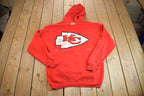 Vintage 1995 Kansas City Chiefs Zip Up Football Hoodie NFL Made In USA