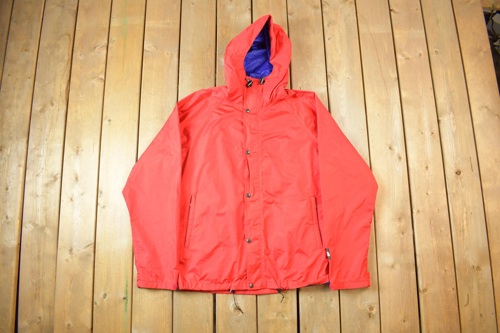 Vintage Y2k The North Flag Windbreaker Jacket Made In USA