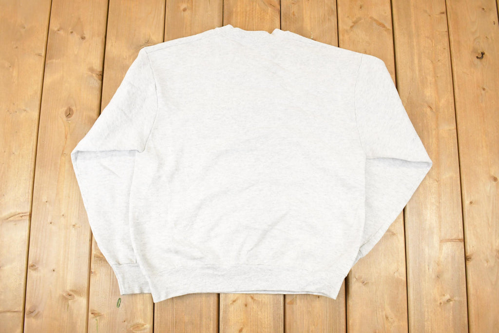 Vintage 1990s Danish Graphic Print Crewneck Sweatshirt Men's M