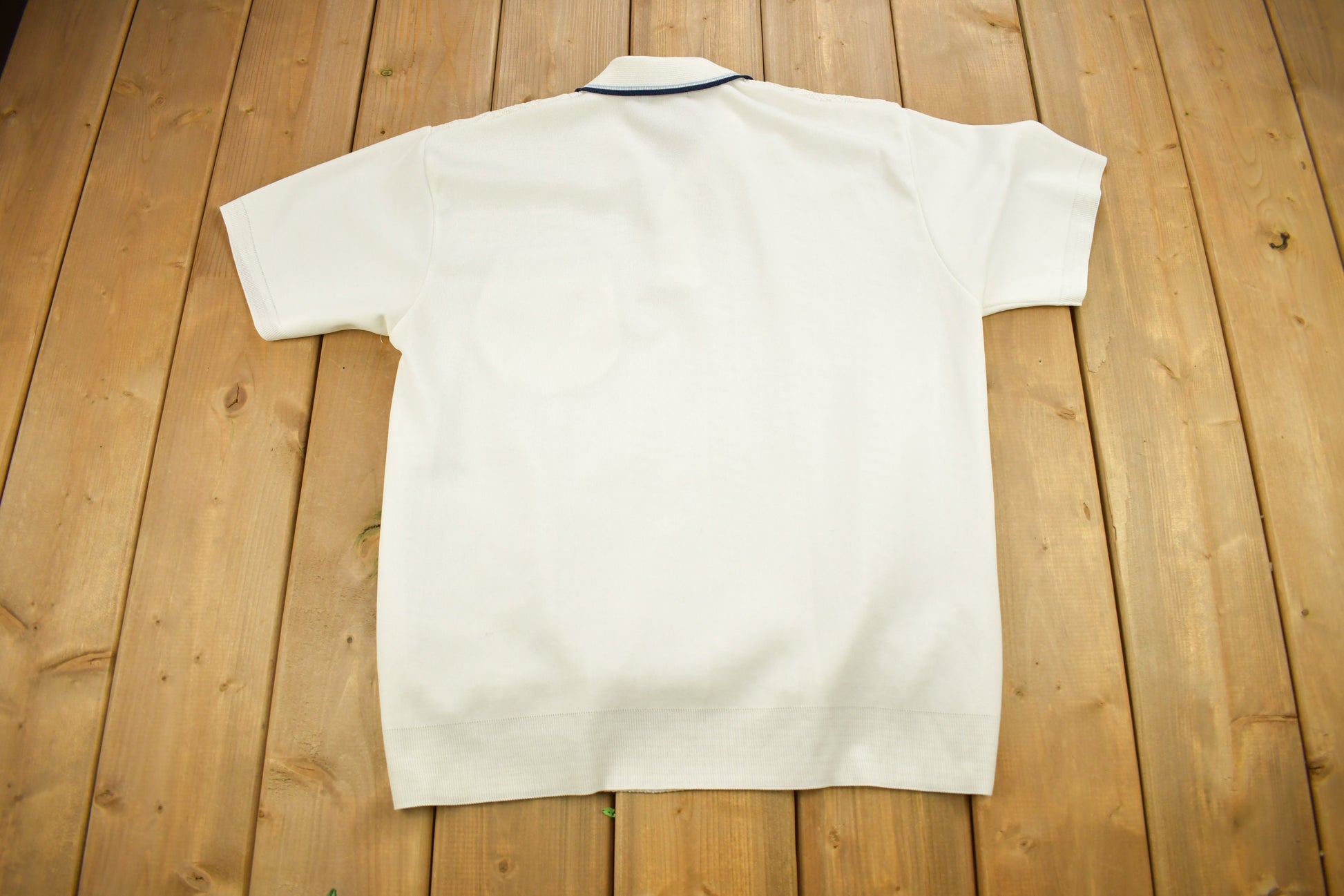 Vintage 1980s Gordie Howe American Style Collared Pullover Polo Shirt