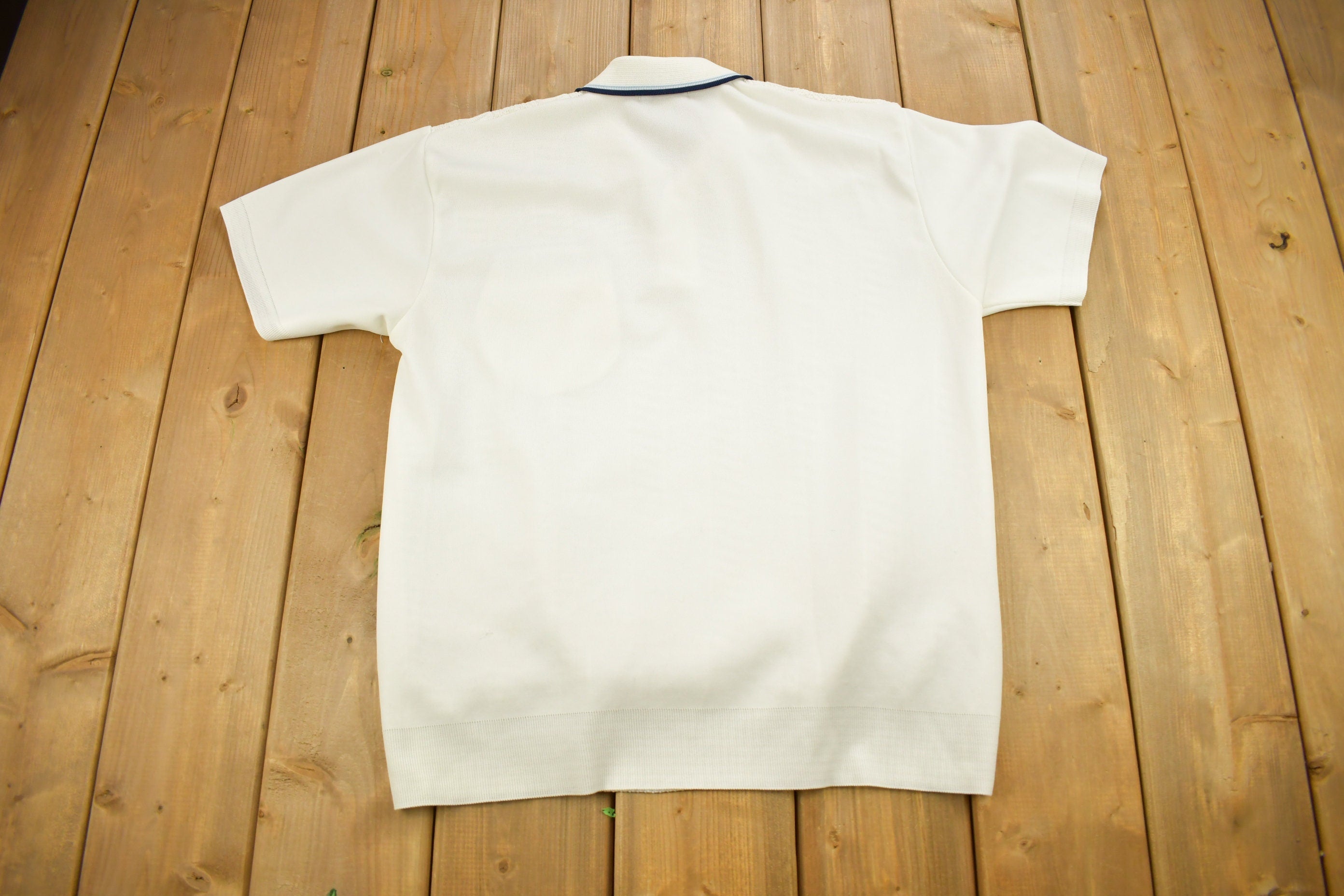Vintage 1980s Gordie Howe American Style Collared Pullover Polo Shirt